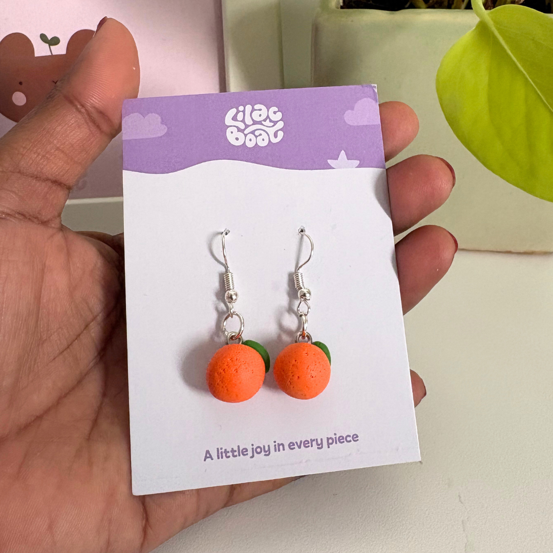 Orange Earrings