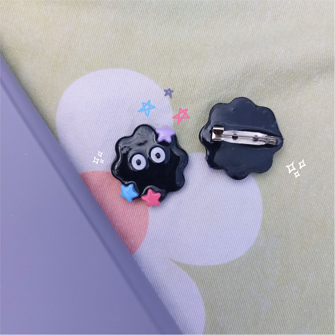 Soot Spirit Clay pin 02