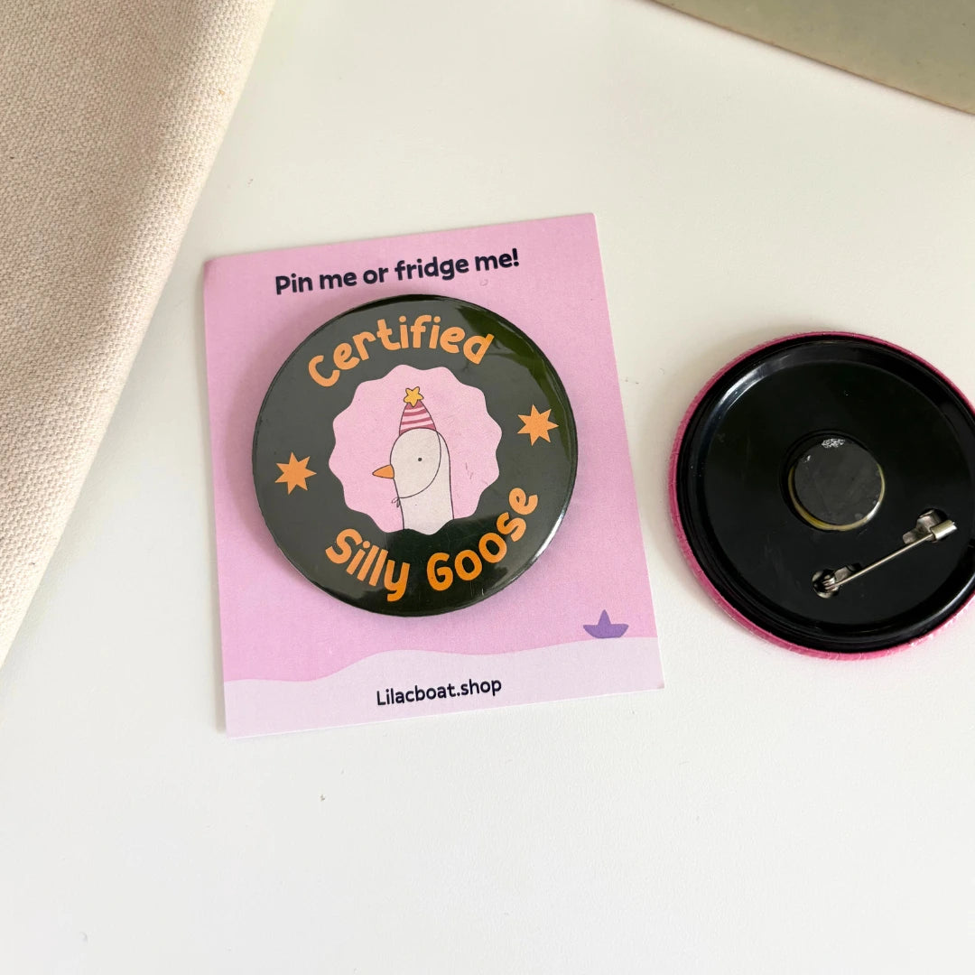 Pin Me Or Fridge Me Badges (Pin + Magnet!) ✨