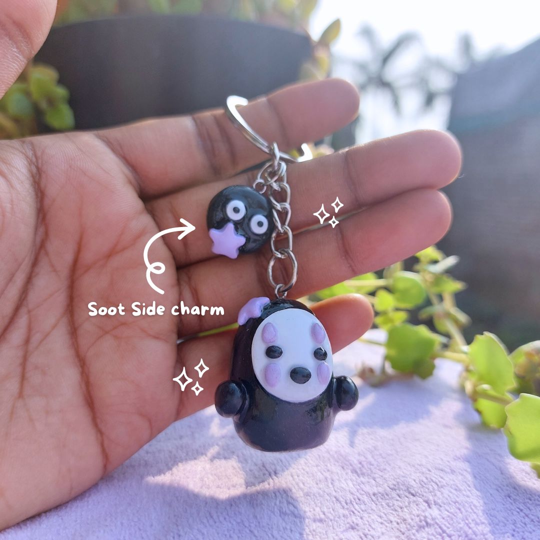 No Face Keychain