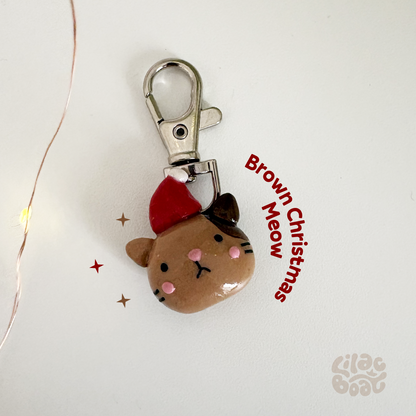 Christmas Meow Keychain