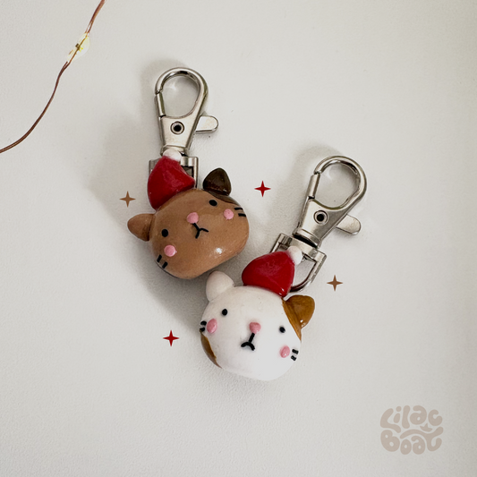 Christmas Meow Keychain