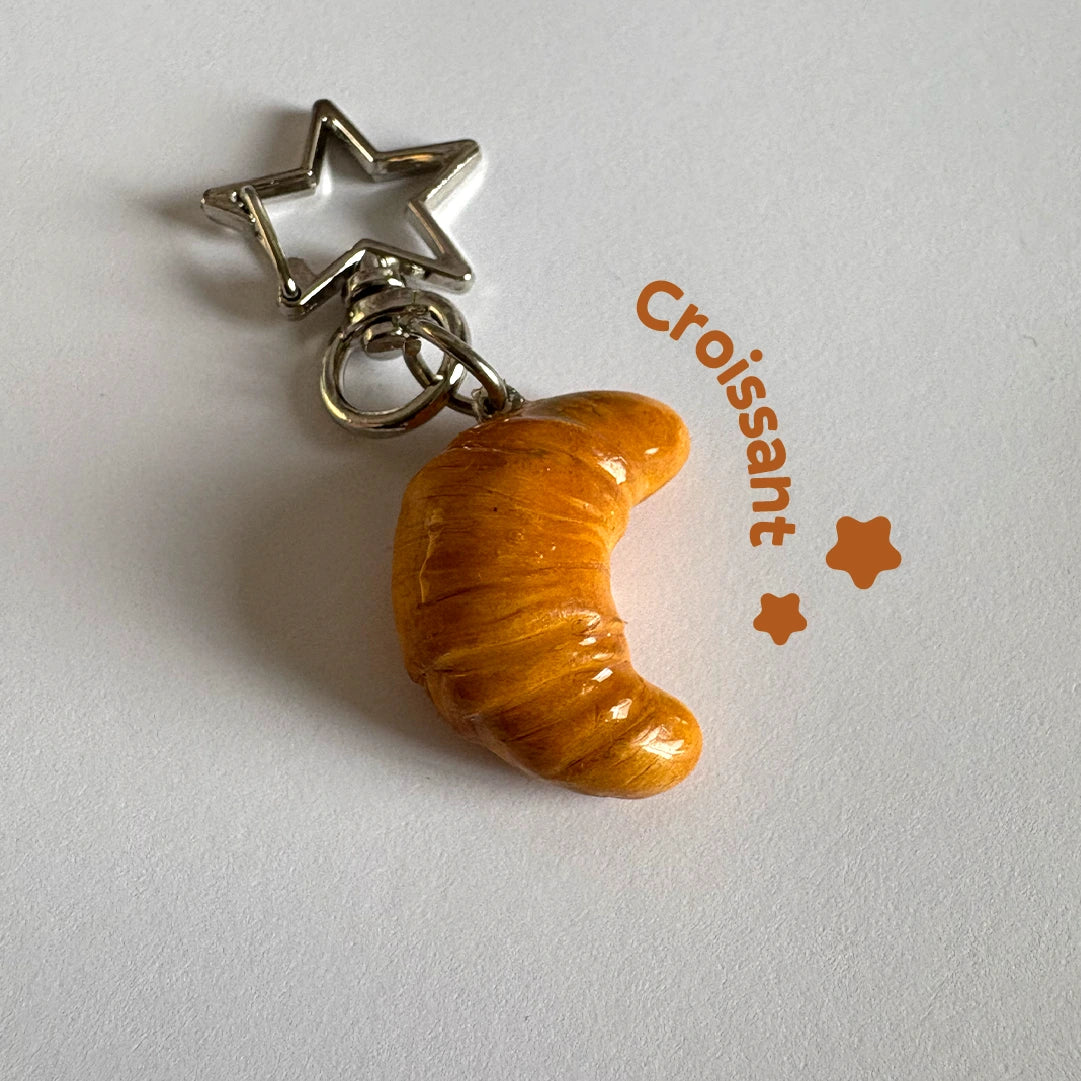 Croissant & Baguette Keychain