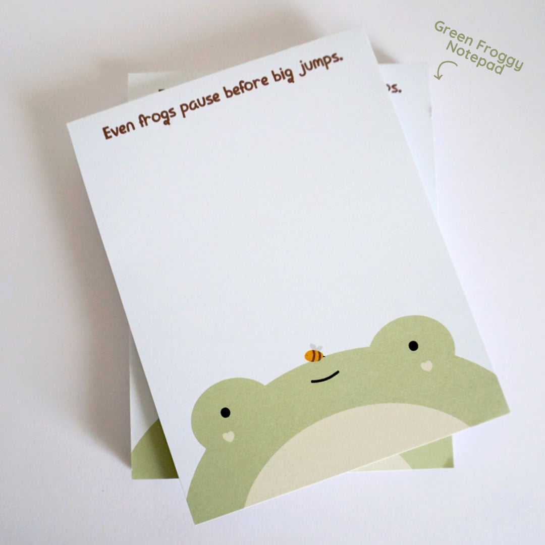 Green Froggy Notepad