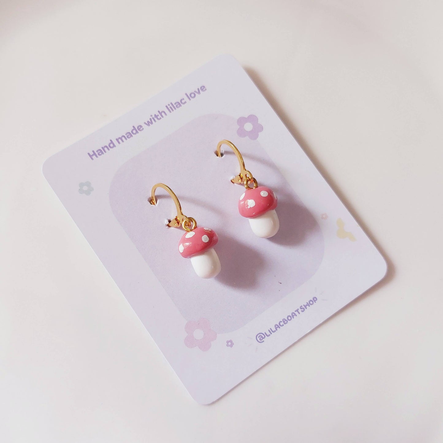 Mushroom Earrings