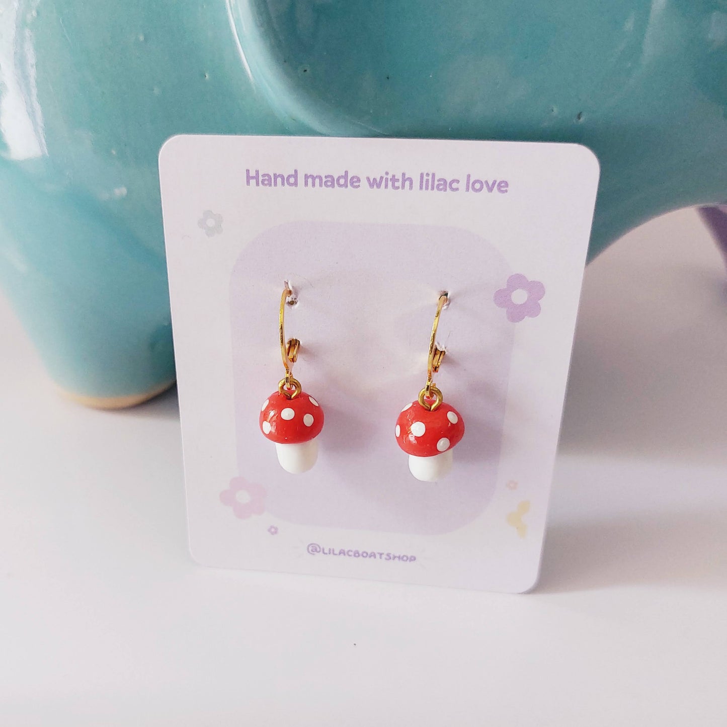 Mushroom Earrings