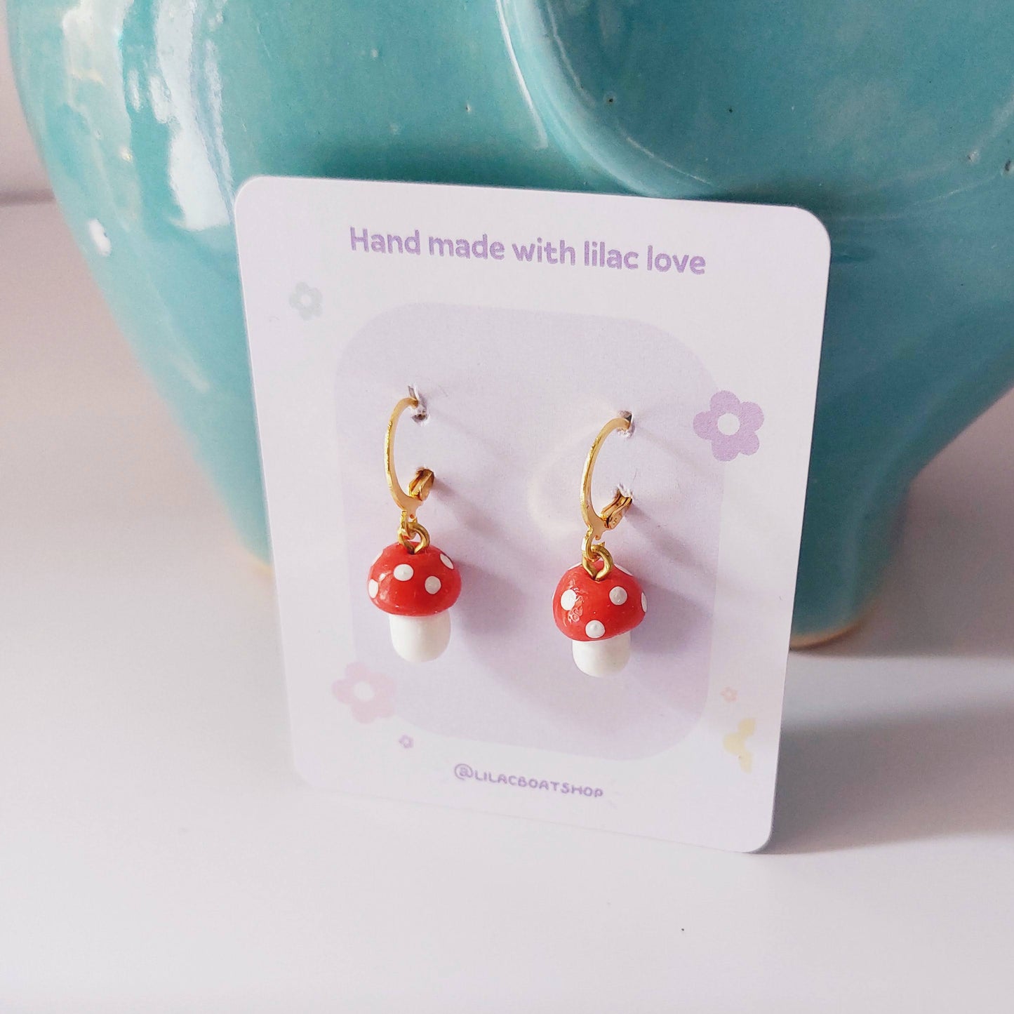 Mushroom Earrings